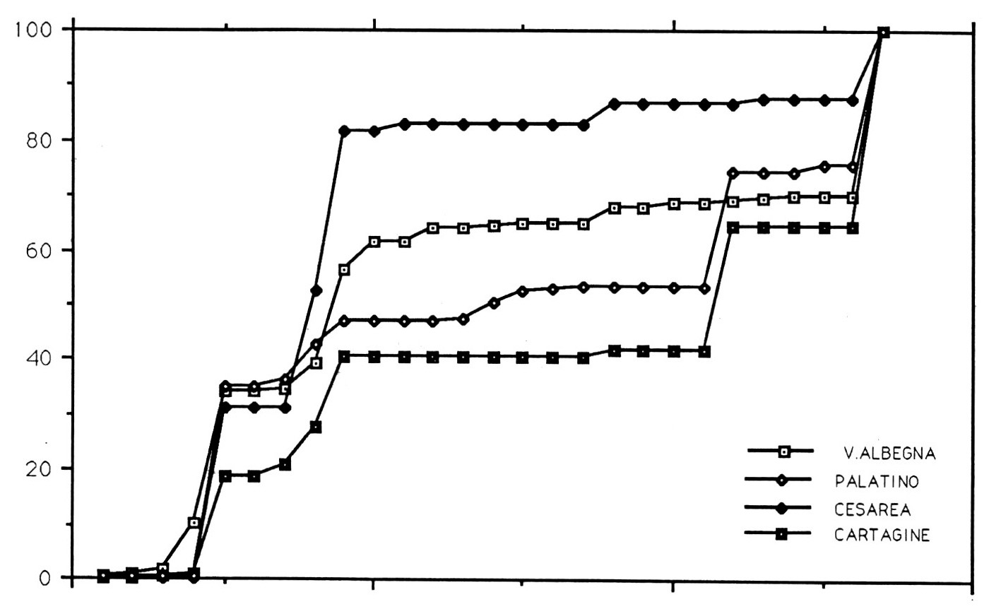 Fig. 8 - Diagramma cumulativo.