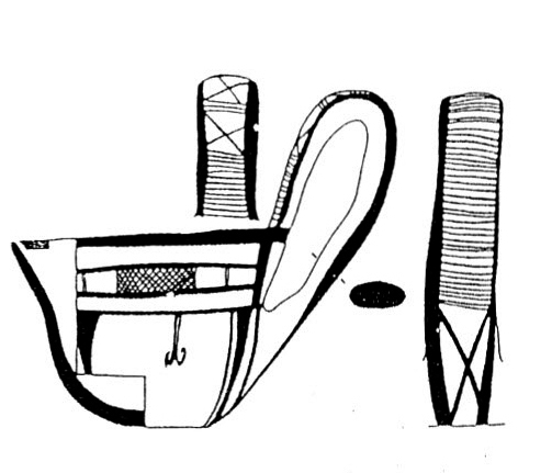 Fig. 4 Le figure da 1 a 8 sono esempi di rappresentazioni di reperti ceramici utilizzate per illustrare le caratteristiche ricorrenti (e le ambiguità) delle rappresentazioni grafi che normalmente usate nelle pubblicazioni.