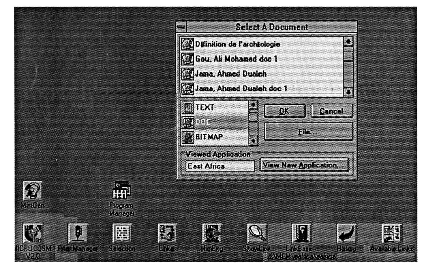 Fig. 2 - Microcosm Documentation Management System.