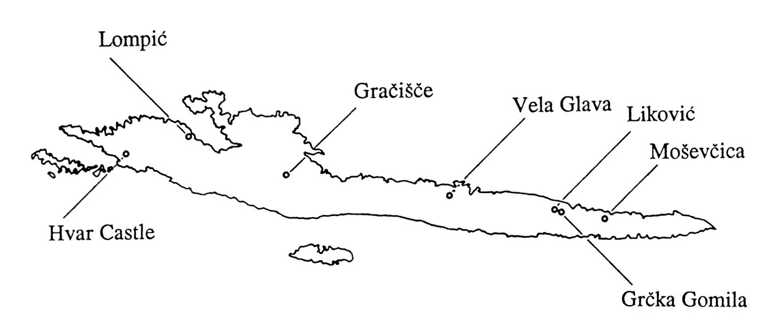 Fig. 2 - Principle Iron Age hillforts.