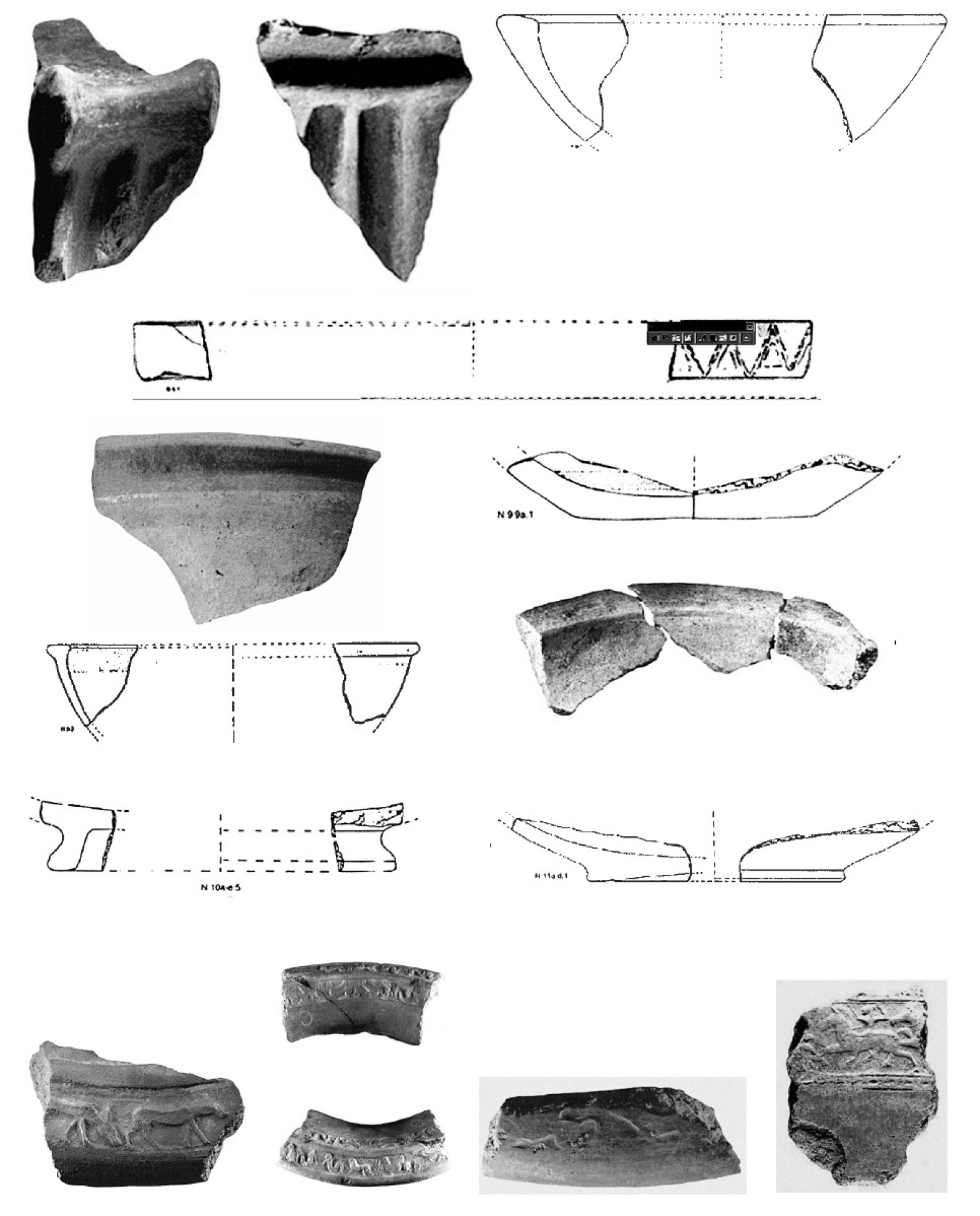 Fig. 4b – Frammenti relativi alla giornata 30 giugno 1983. Il numero delle singole figure si riferisce all’elenco contenuto nel file SGML.