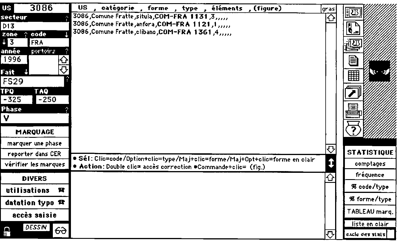 Fig. 8 – Scheda di catalogazione tipologica.