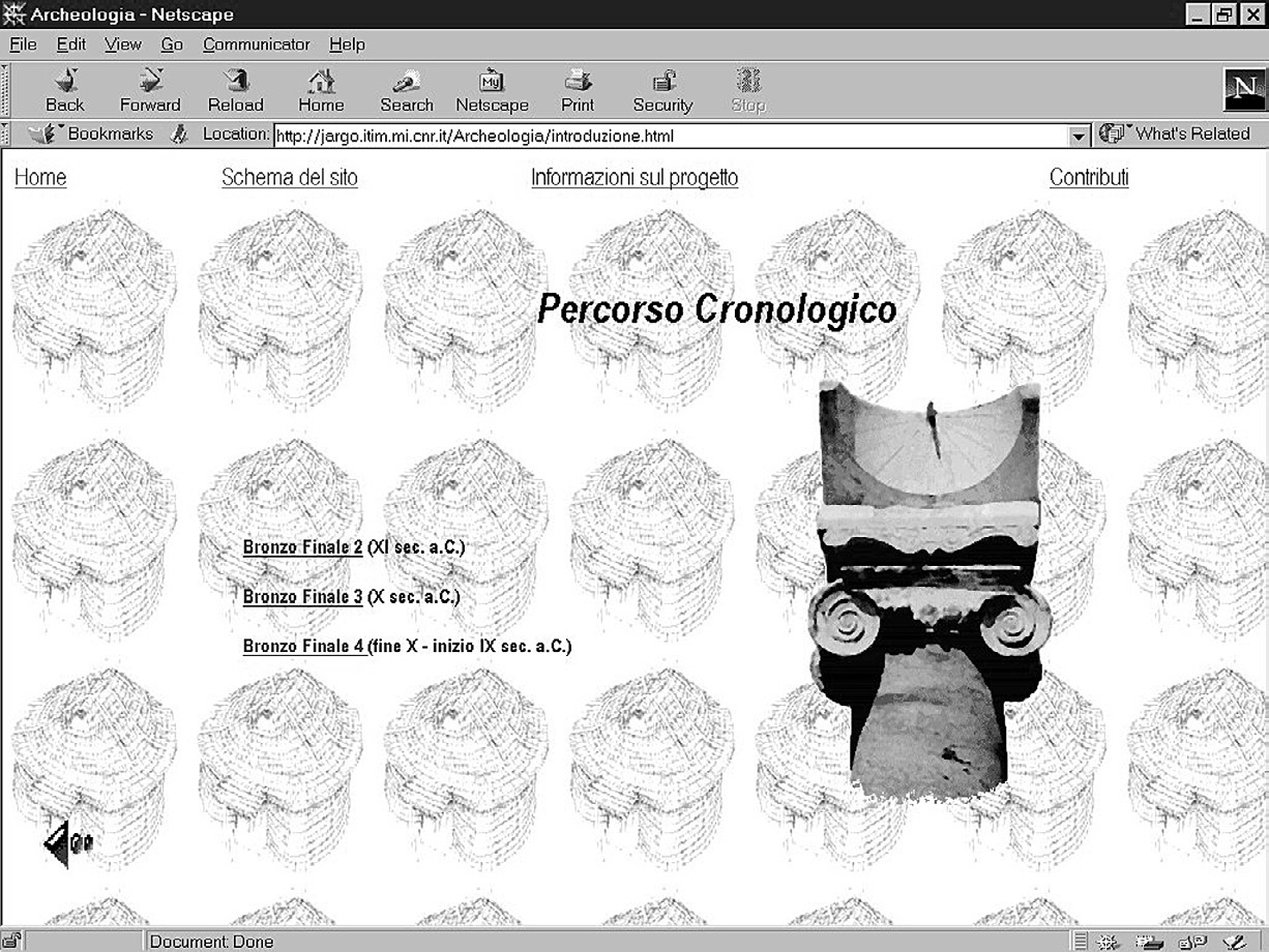 Fig. 12 – Percorso cronologico.