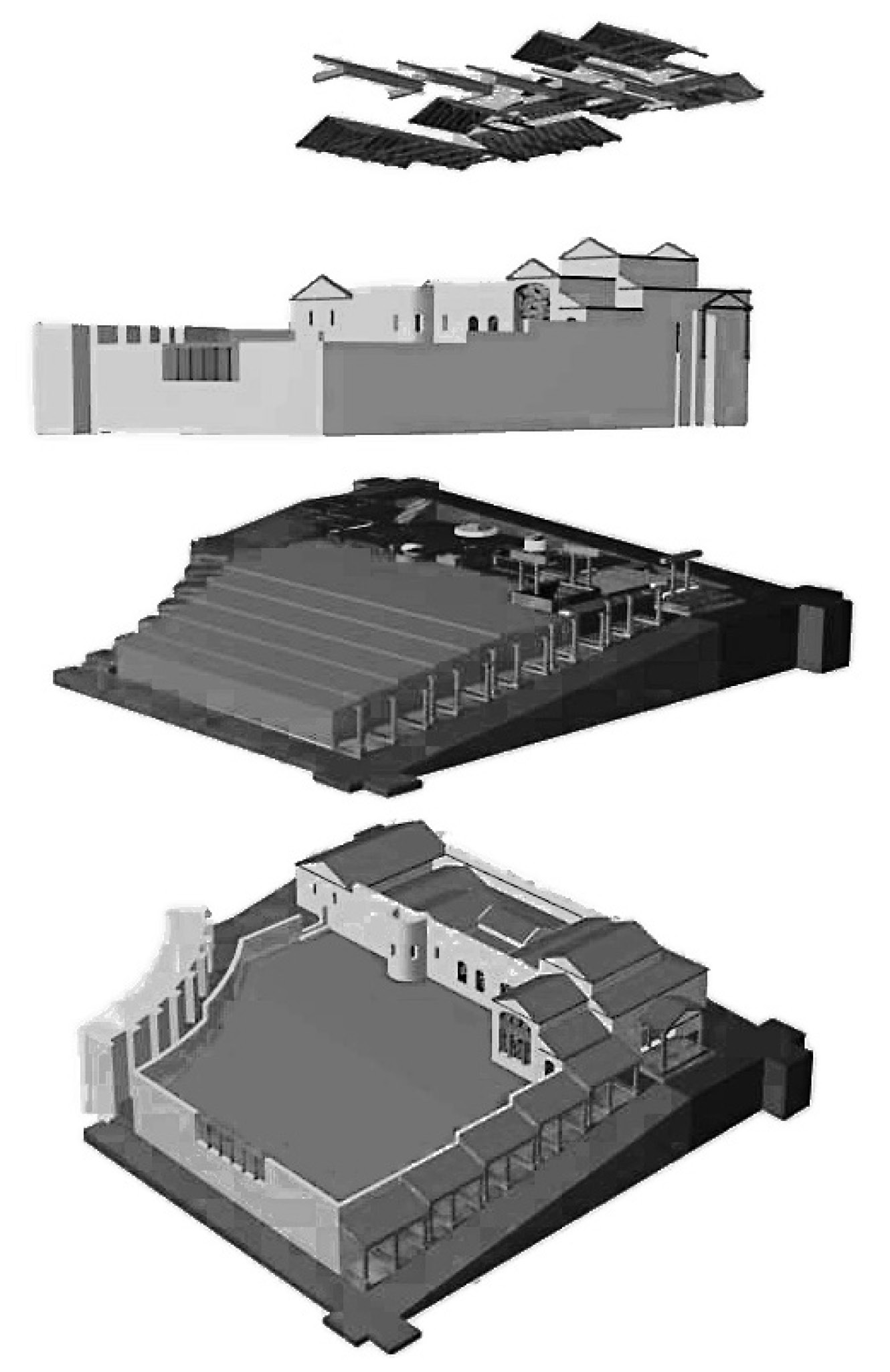 Fig. 1 – The Roman Baths of Bracara Augusta. Phase I, 2nd century AD.