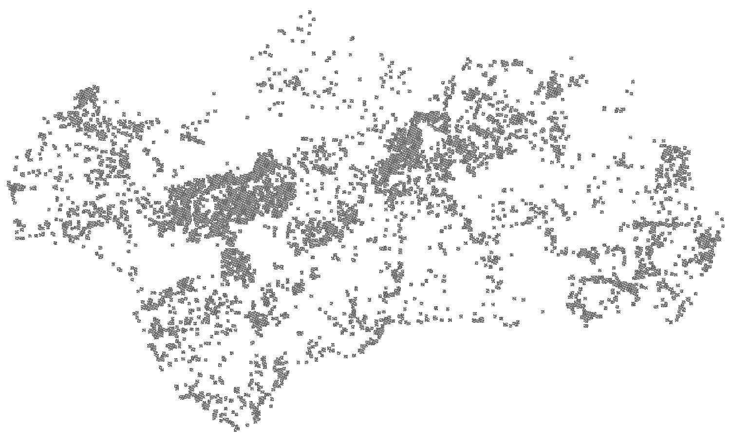 Fig. 2 – First digital map of Andalusian Archaeological Heritage.