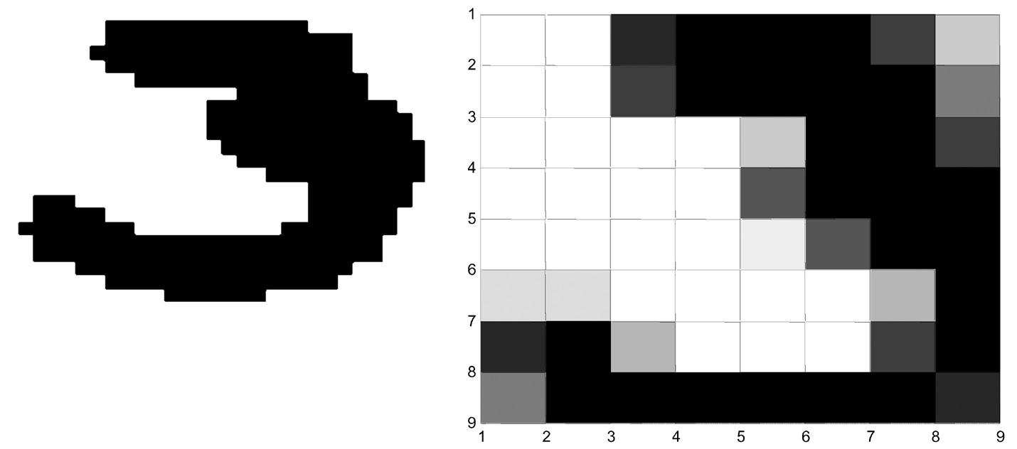 Fig. 8 – Un esempio di zoning con una griglia 9×9.