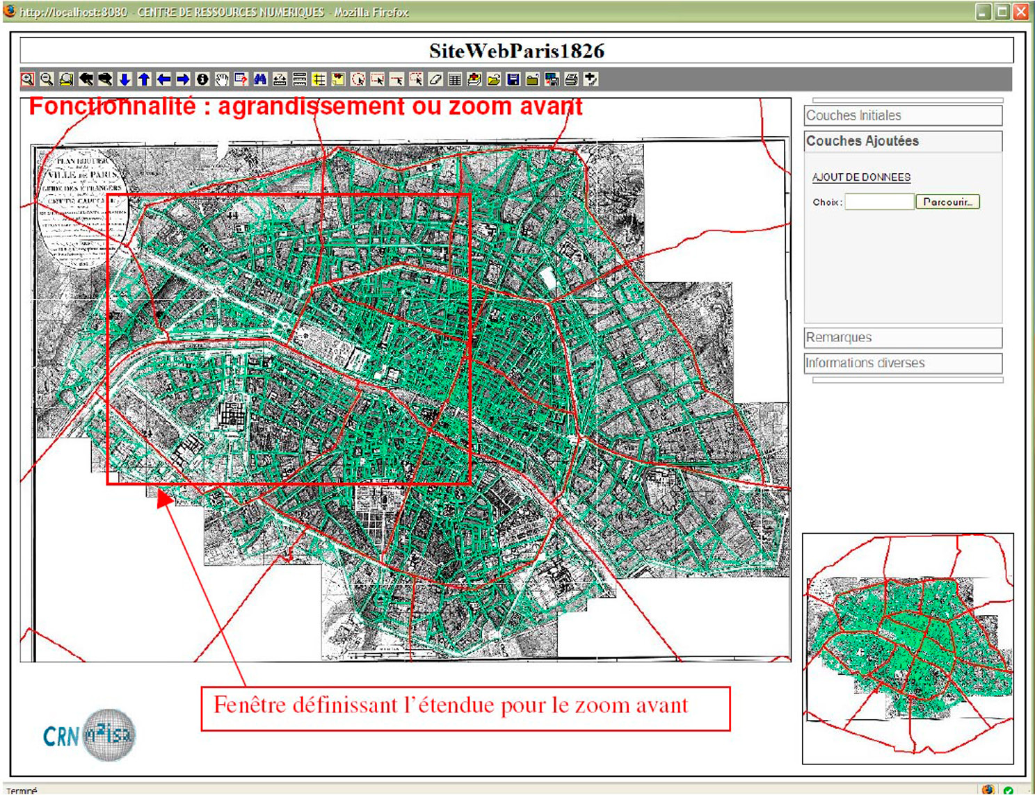 Fig. 2 – Paris project in 19th century.