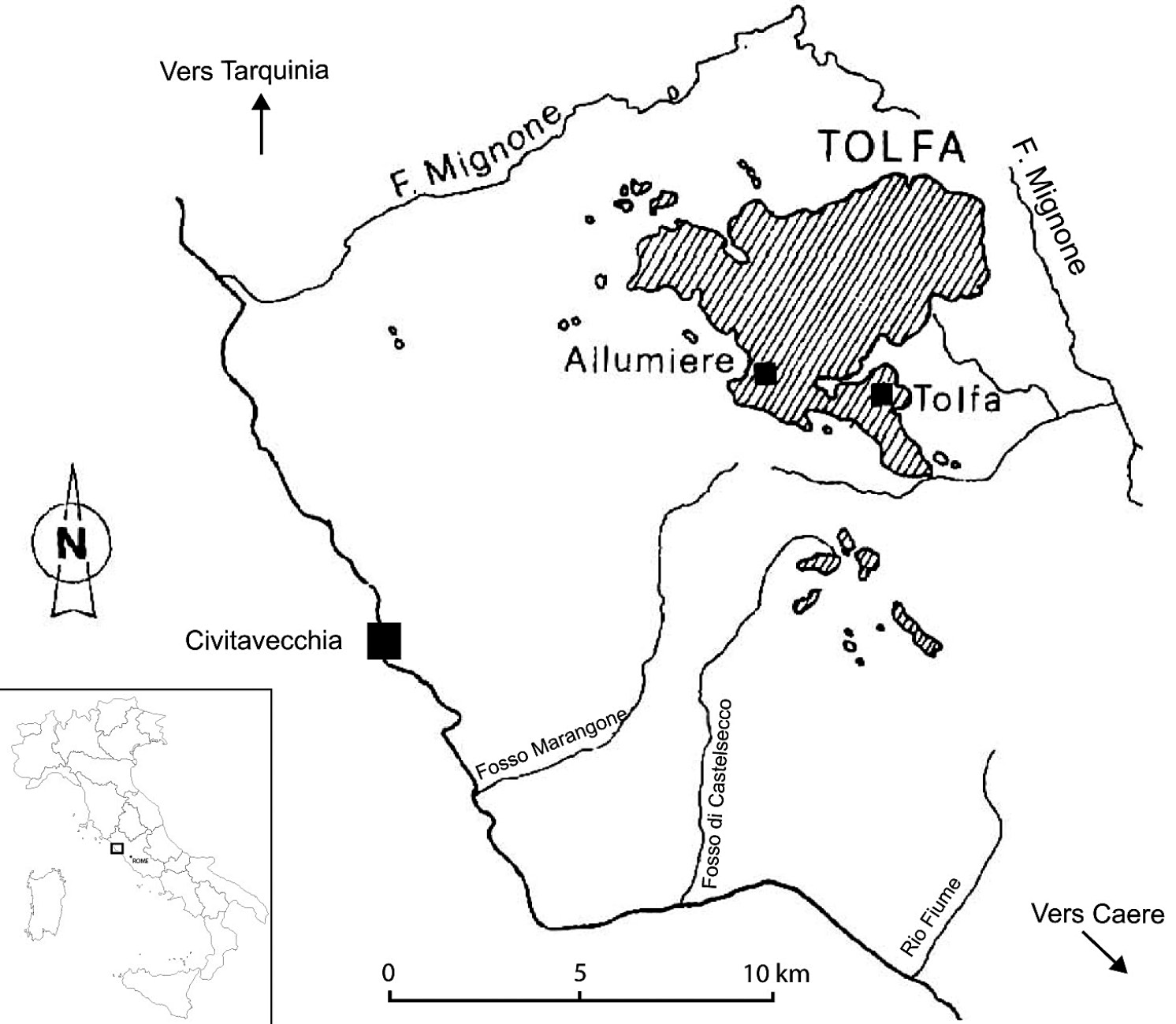 Fig. 1 – Localisation de la zone étudiée.