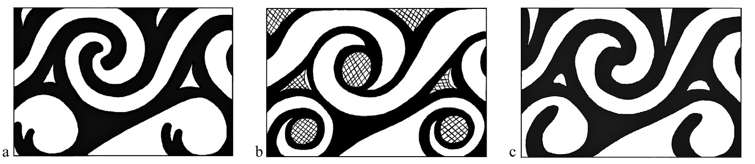 Fig. 12 – Curved compositions painted on the Middle Neolithic cups (drawings by G. Naumov).