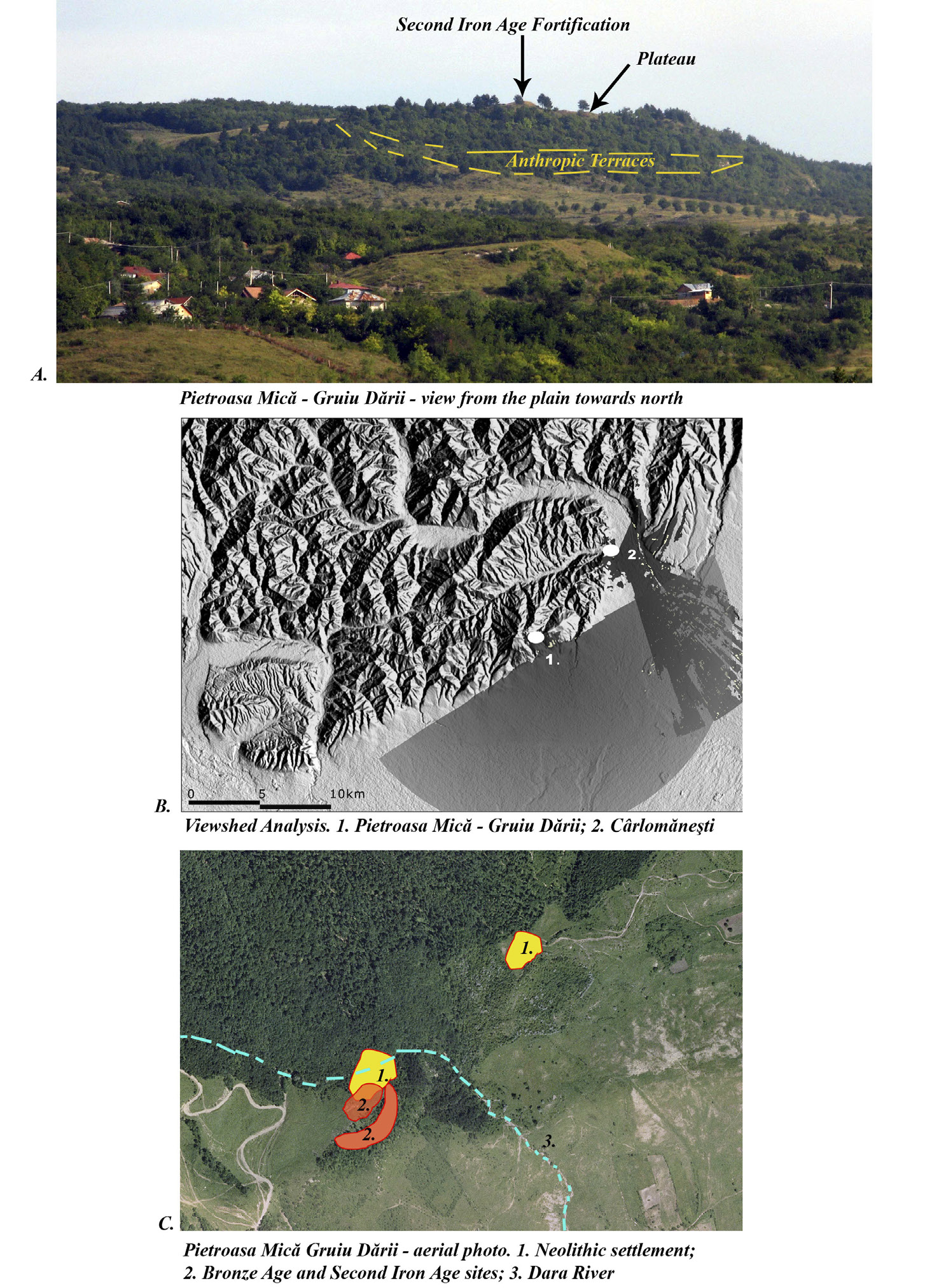 Fig. 3 – Archaeological site Pietroasa Mic?-Gruiu D?rii, Buz?u County.