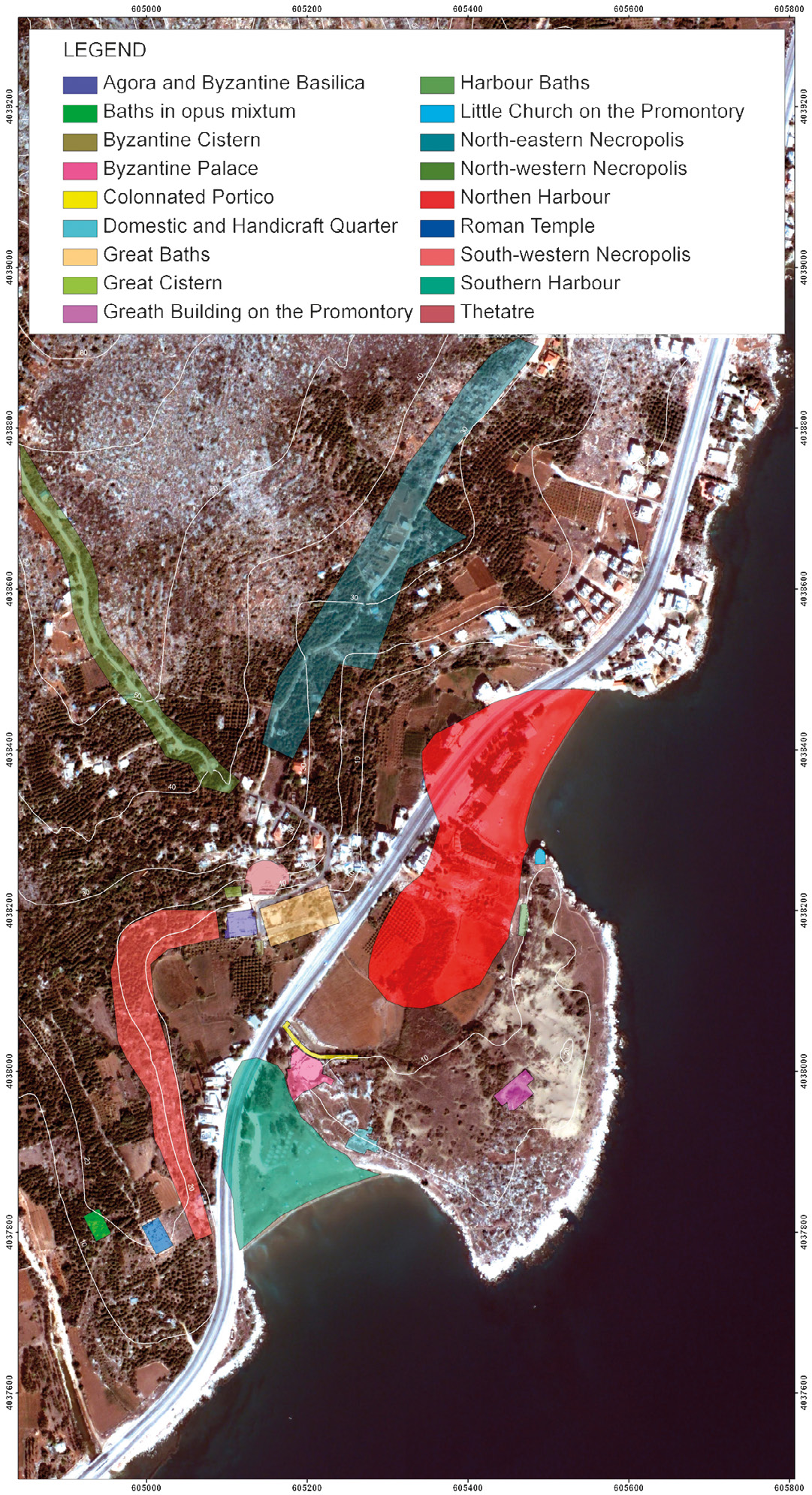 Fig. 4 – Digital orthophoto of the archaeological site of Elaiussa Sebaste (Turkey).