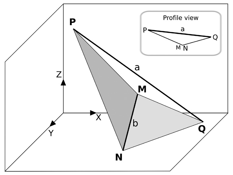 Fig. 9 – L’unione dei punti originali raccolti sul campo determina il disegno di un poligono spezzato.