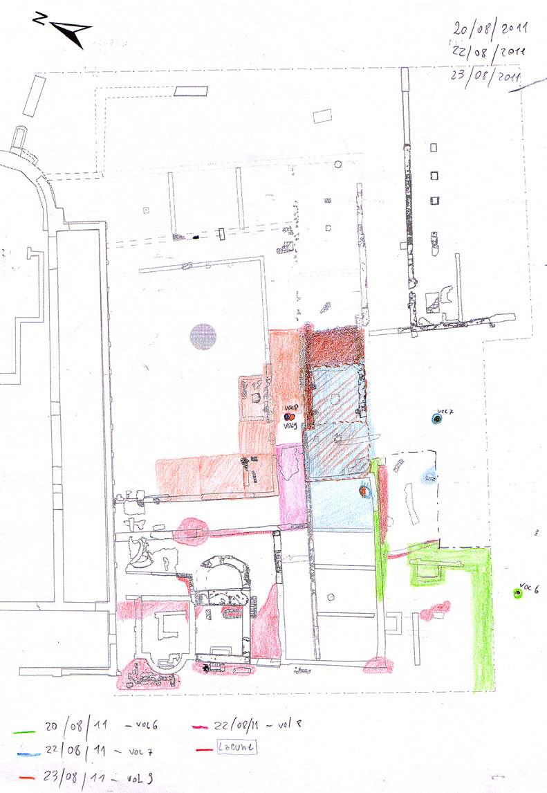 Fig. 2 – Esempio di monografia utilizzata per annotare l’avanzamento delle scansioni.