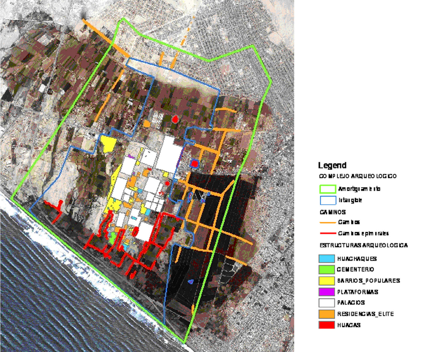 Fig. 3 – GIS of Chan Chan.