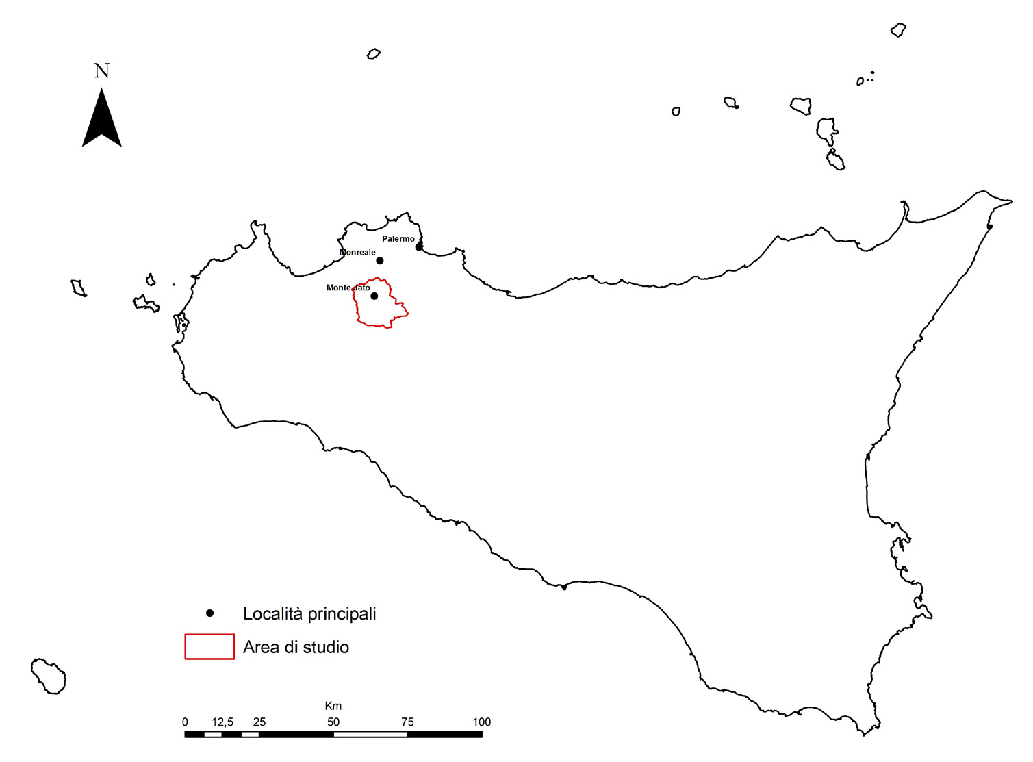 Fig. 1 – Localizzazione geografica dell’area di studio.