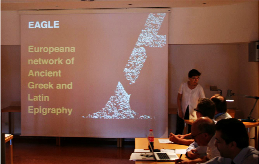 Fig. 1 – Presentation of the EAGLE project during the Workshop (Photo: R. Hedlund).