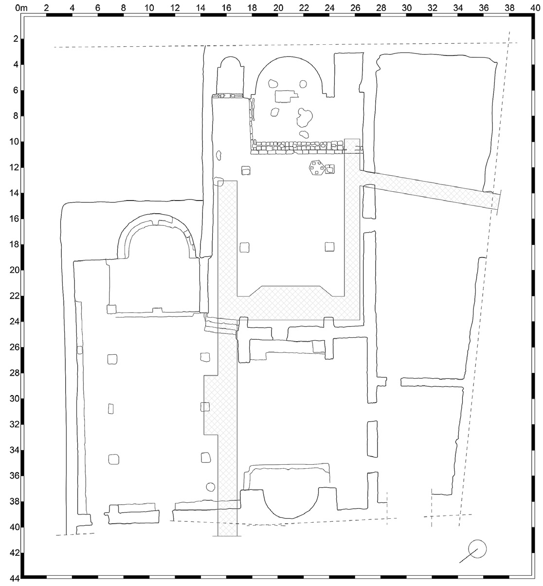 Fig. 9 – Planimetria dell’intero complesso rilevato.