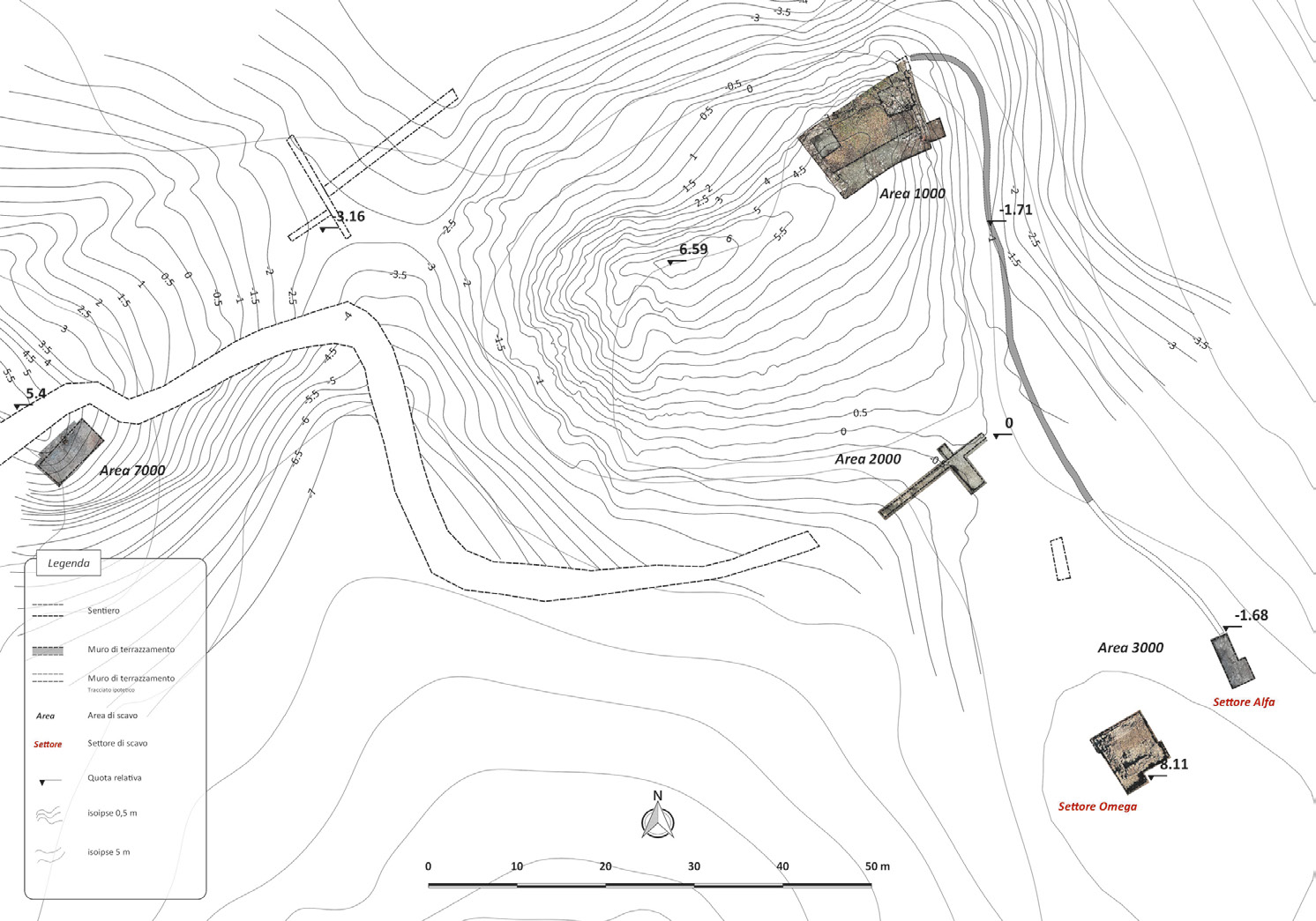 Fig. 1 – L’area archeologica di Castel Pizigolo (Toano, RE).