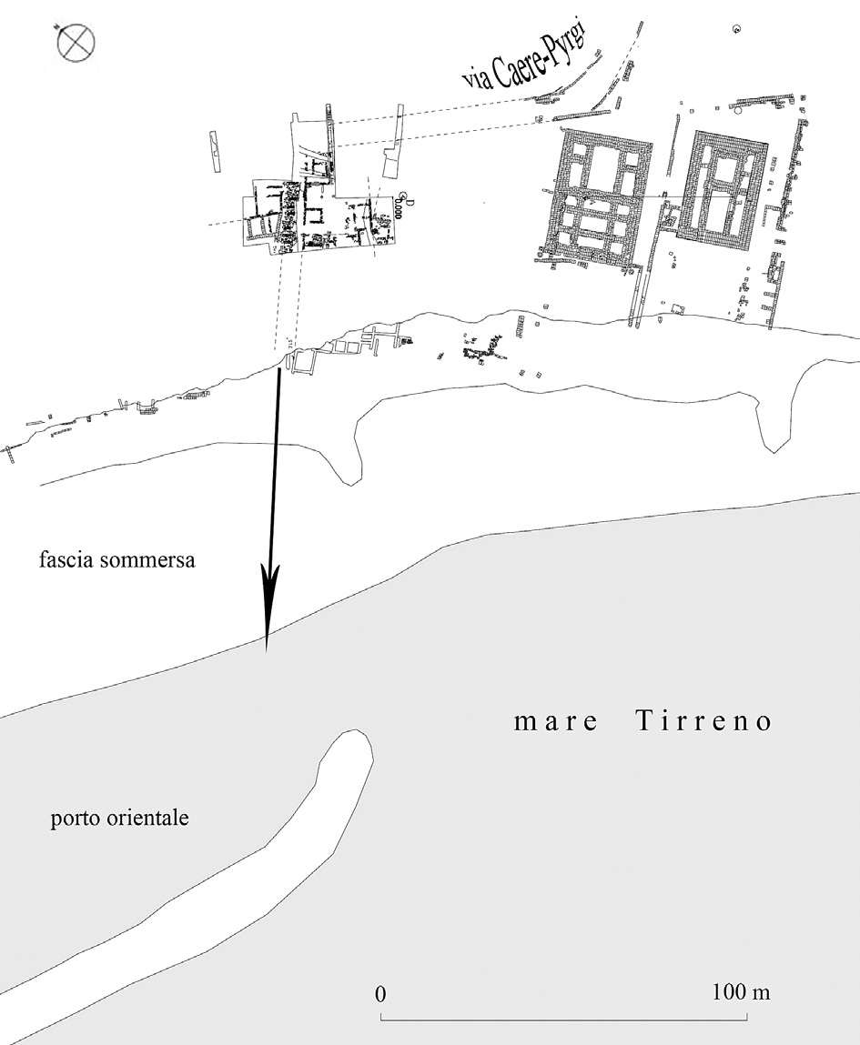 Fig. 2 – The sacred district on the right (Monumental Sanctuary and Southern Sanctuary), and the new excavation area on the left.