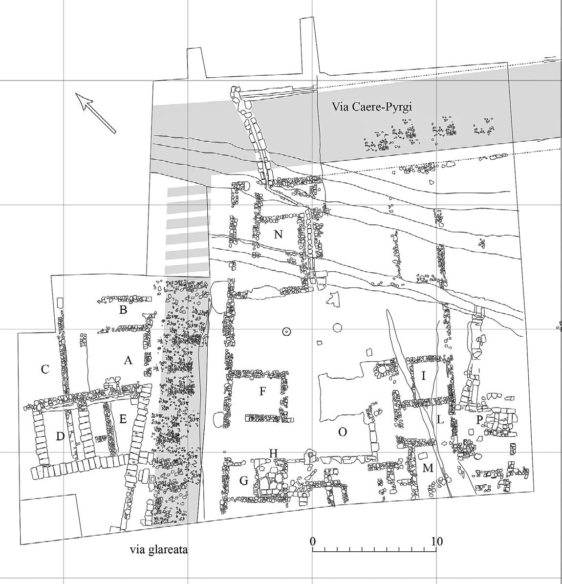 Fig. 4 – Plan of the new excavation area.