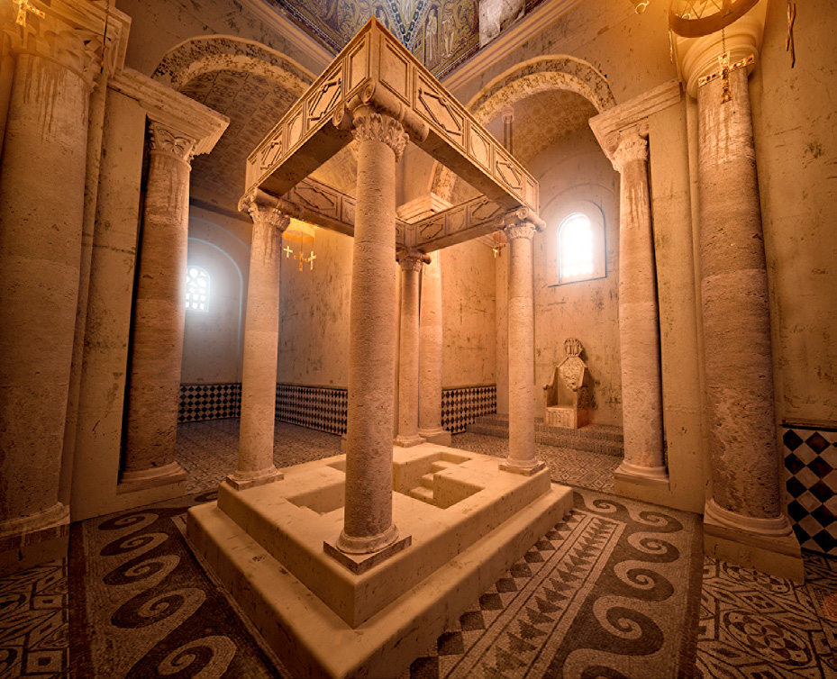 Fig. 3 – Reconstruction of inner Baptistery, 2014 version. Archive of SIAM (Secció d’Investigació Arqueològica Municipal, València).