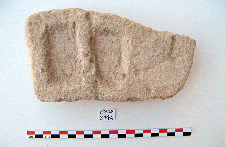 Fig. 2 – Matrice litica, Haghia Triada, Complesso della Mazza di Breccia, Vano q. Reperto ID 2094 (n. inv. HTR 2774).