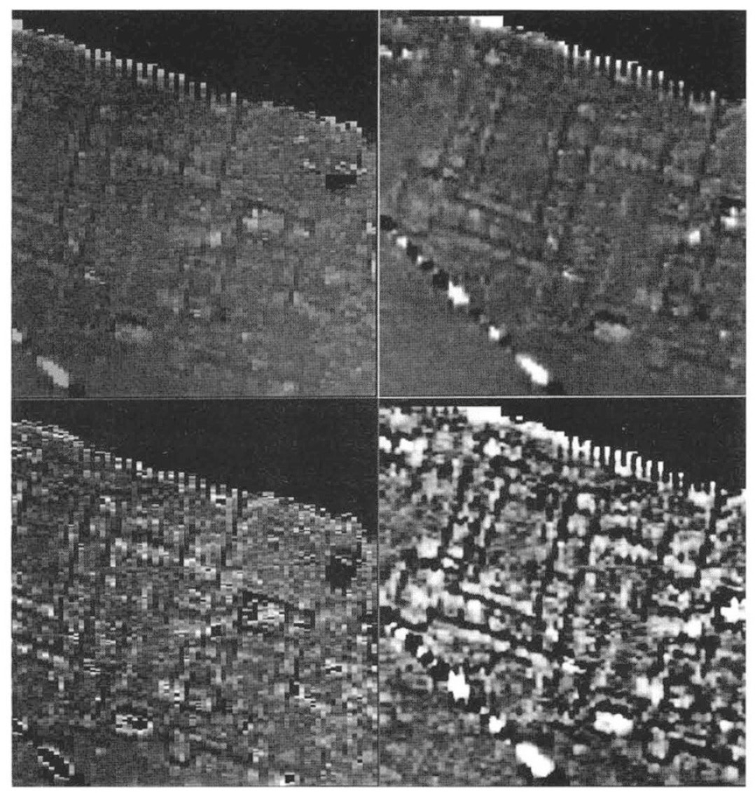 Fig. 5 – Detail of Fig. 6 showing results of computer enhancements of data.