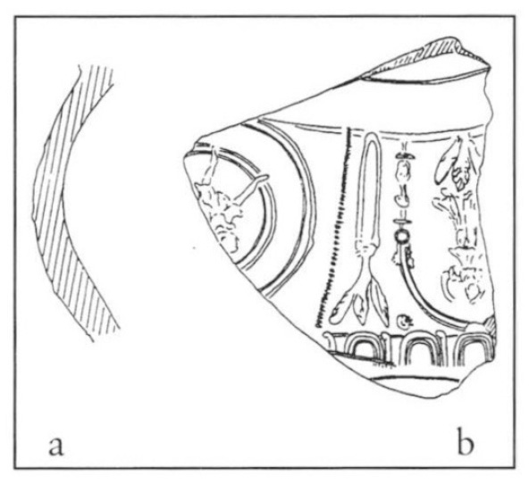 Fig. 1 – Sherd drawn by hand.