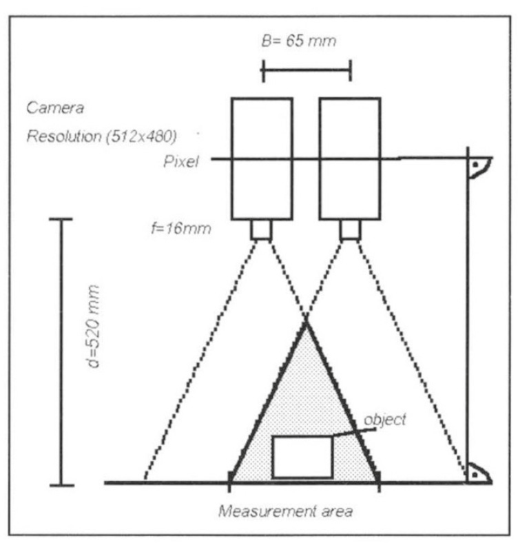 Fig. 3 – Configuration of the stereo system.