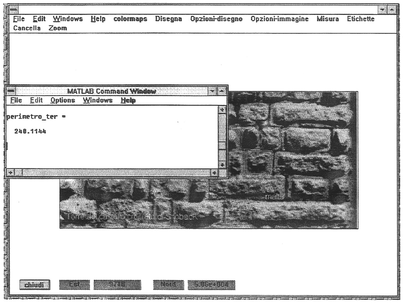 Fig. 2 – Analisi attraverso effetti colore ottenuti con la variazione della ‘colormap’.