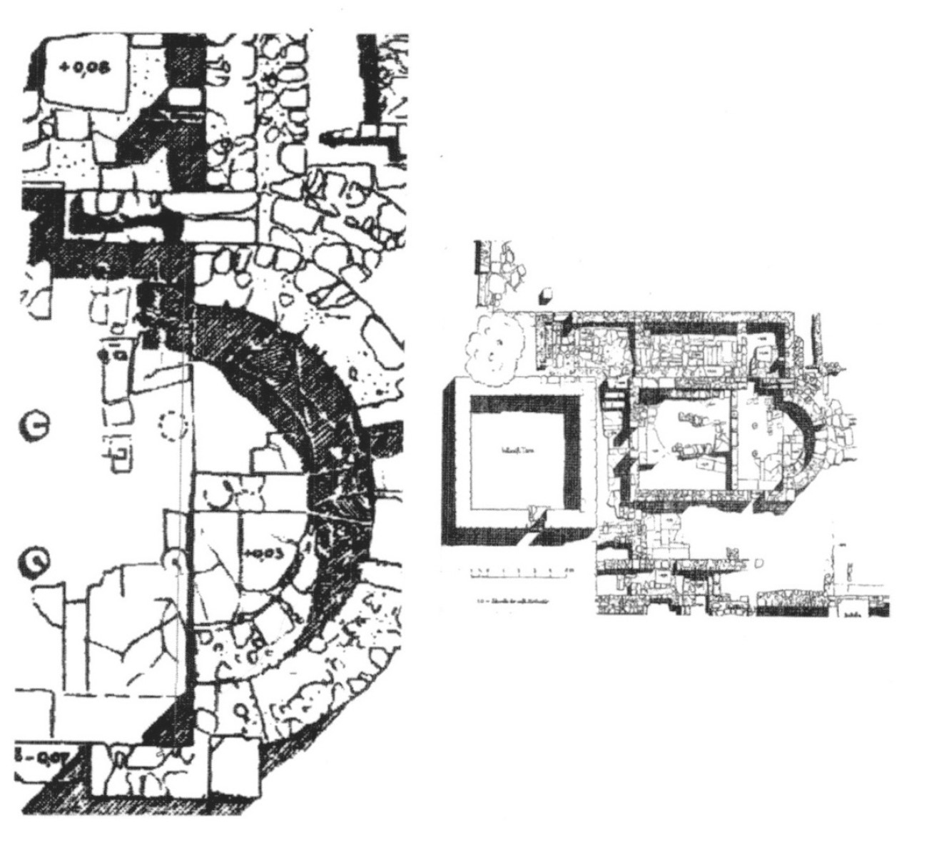 Fig. 4 – Measurement of bit-mapped graphics. 6th century rural site at Samos.