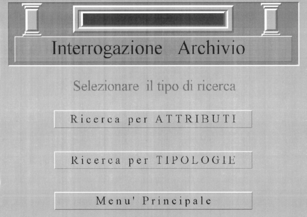 Fig. 2 – Interrogazione archivio.