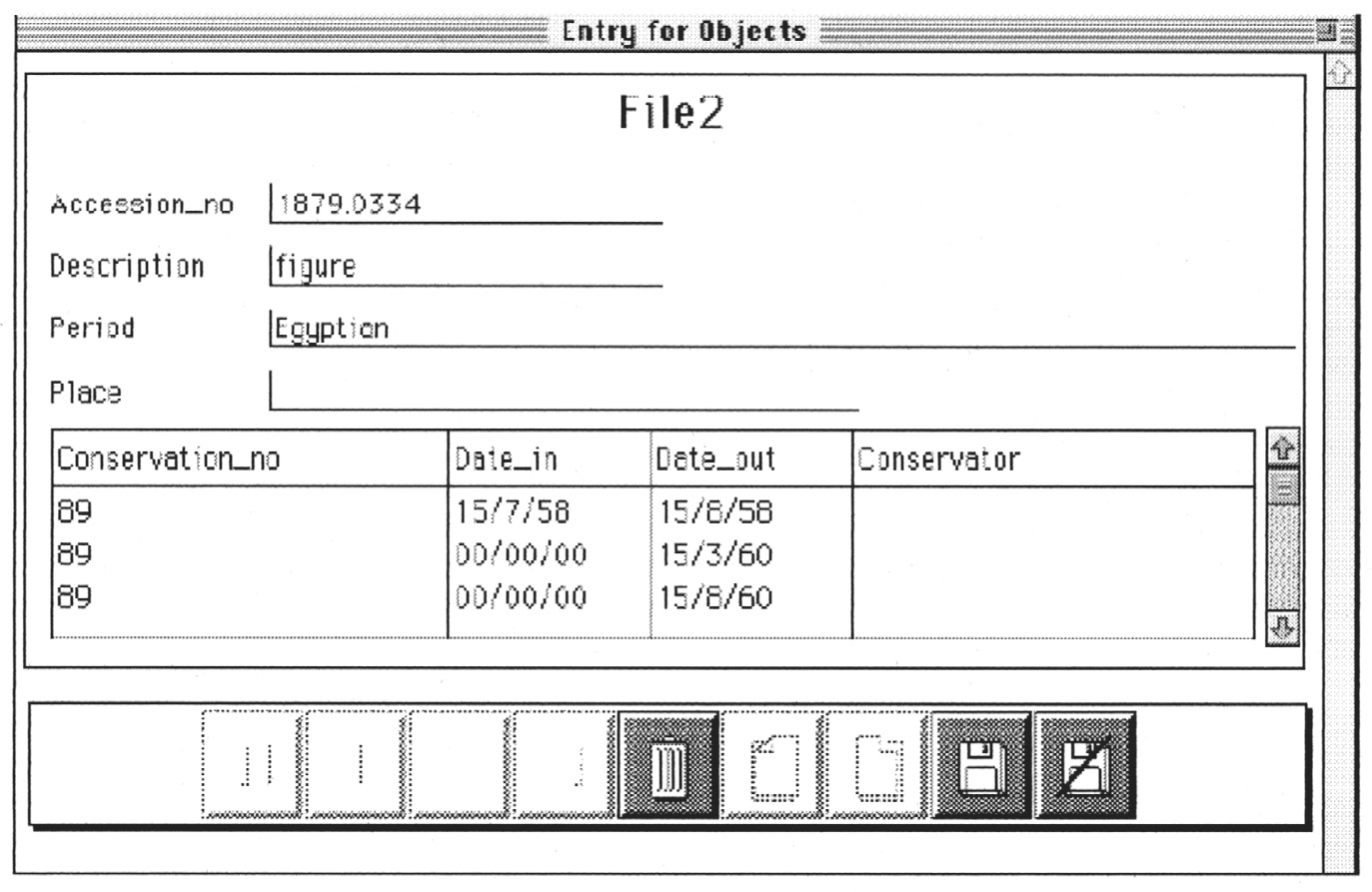 Fig. 4 – Input layout for Objects file.