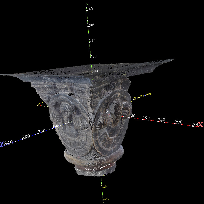 Fig. 3 – Dettaglio delle scale metriche automatiche generate nella fase di importazione dei file dei modelli.