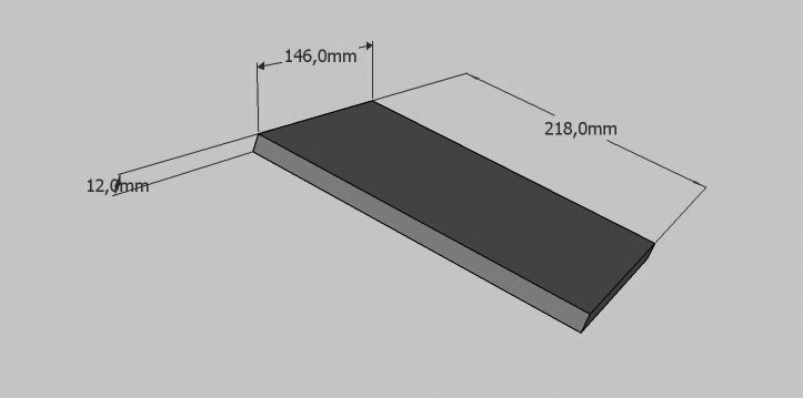 Fig. 10 – Modèle d’une tuile.