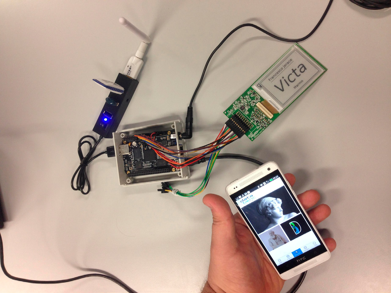 Fig. 2 – OPS Cricket, le sperimentazioni all’interno dei laboratori DATABENC.