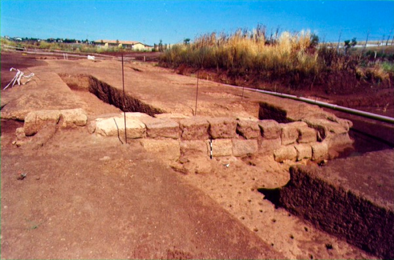 Fig. 7 – Roma, Municipio IX Ovest. Tenuta della Mandriola: sistemi di irreggimentazione del Fosso della Perna.