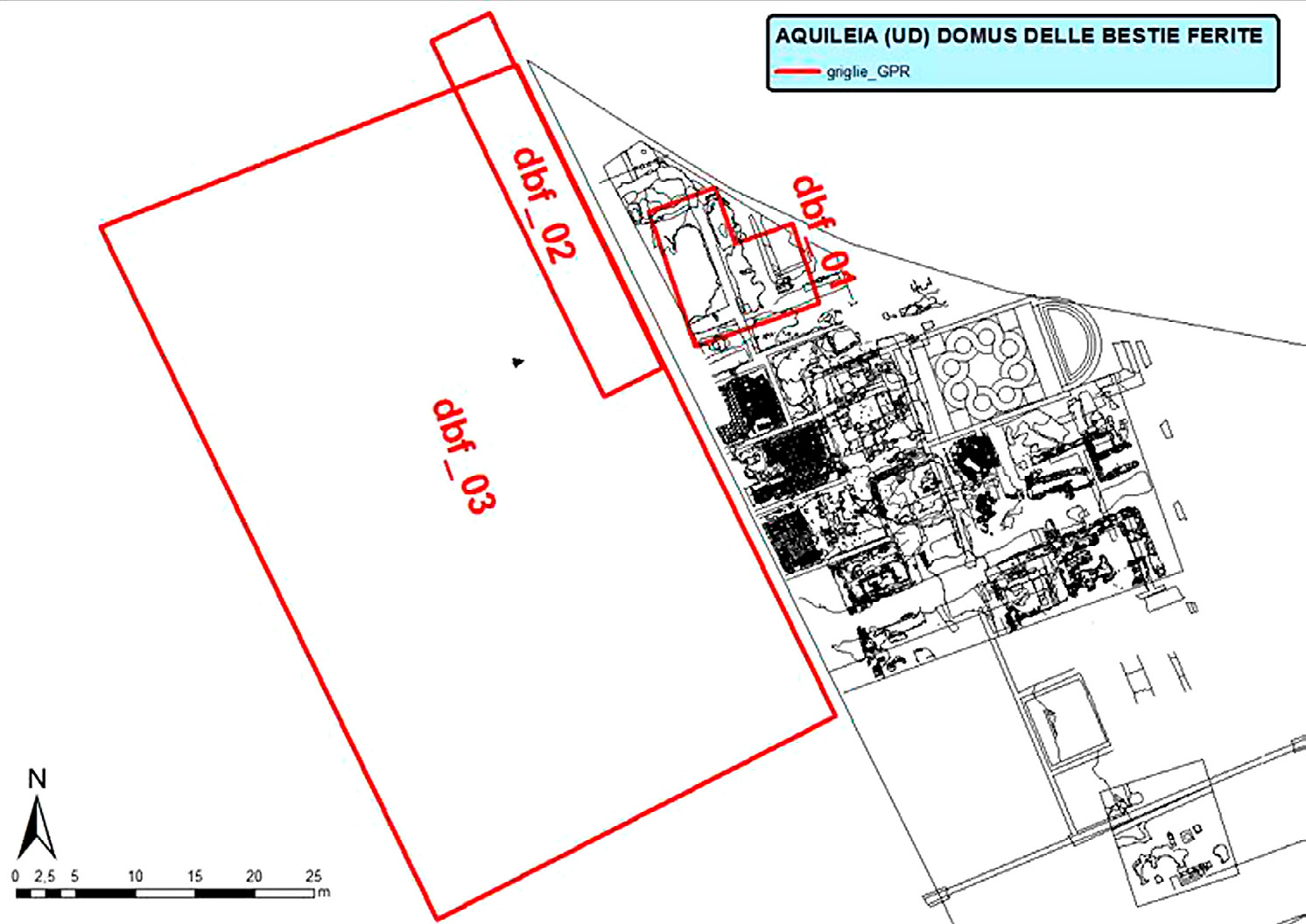 Fig. 3 – La collocazione delle indagini geofisiche (elab. grafica G. Strapazzon).