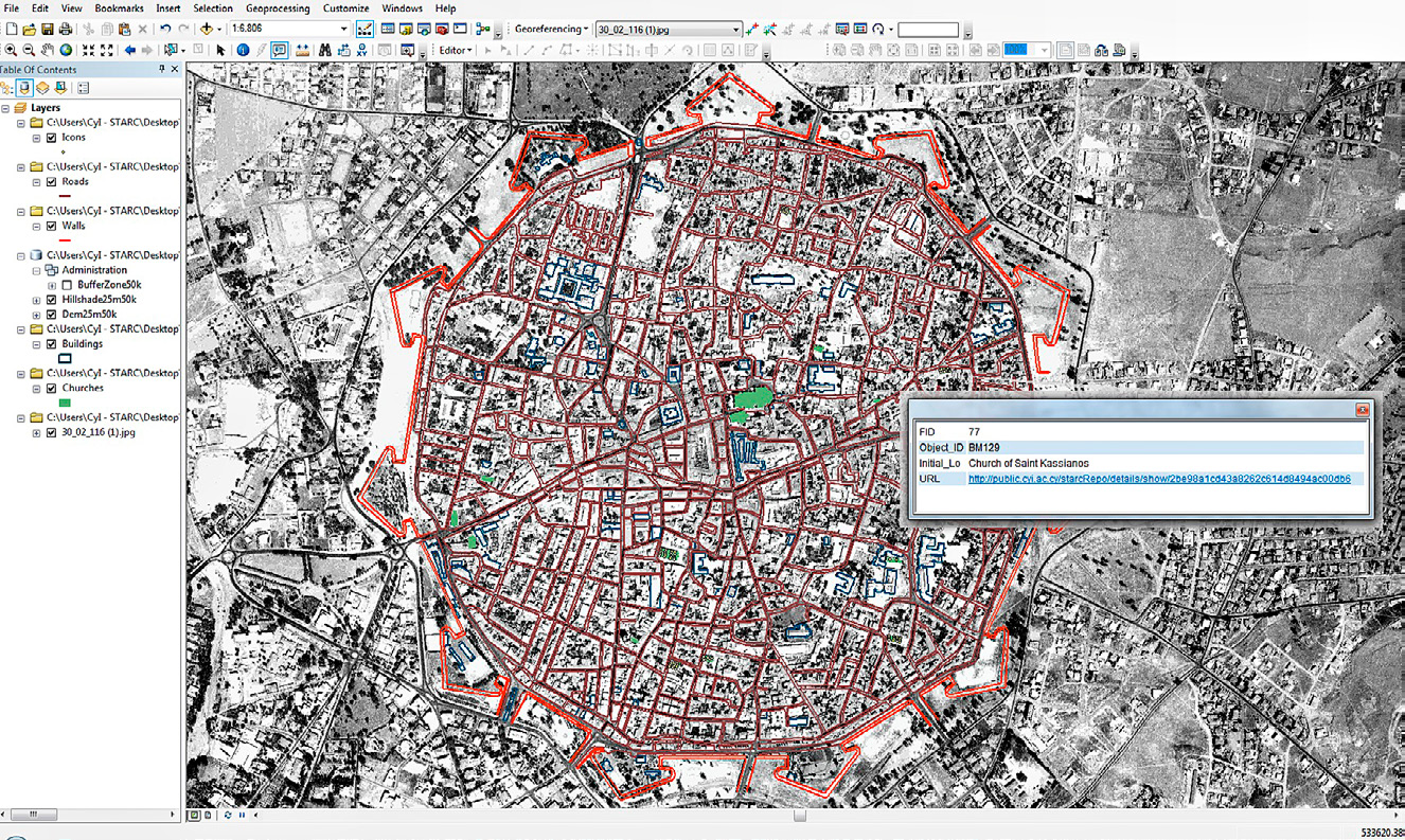 Fig. 2 – Il progetto GIS a micro scala.