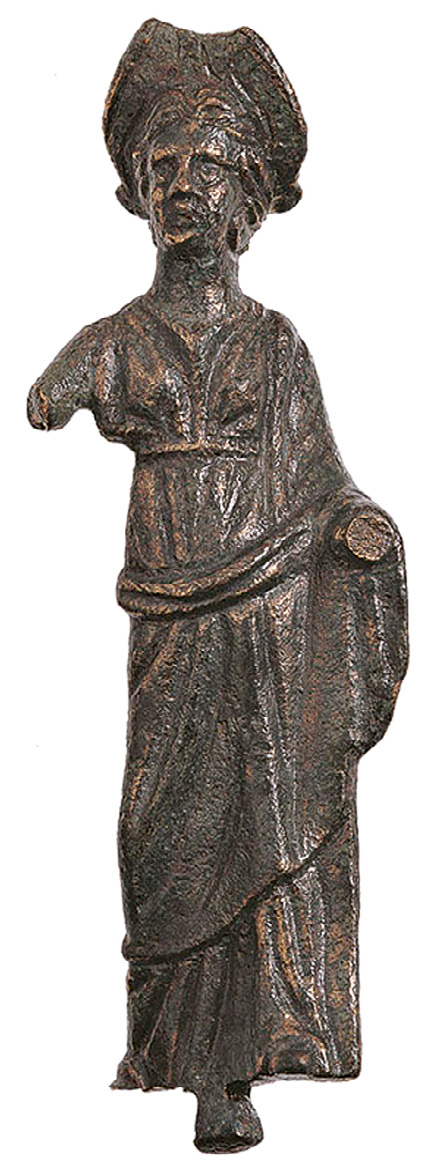 Fig. 1 – Bronzetto votivo femminile della collezione Faina (foto Museo).