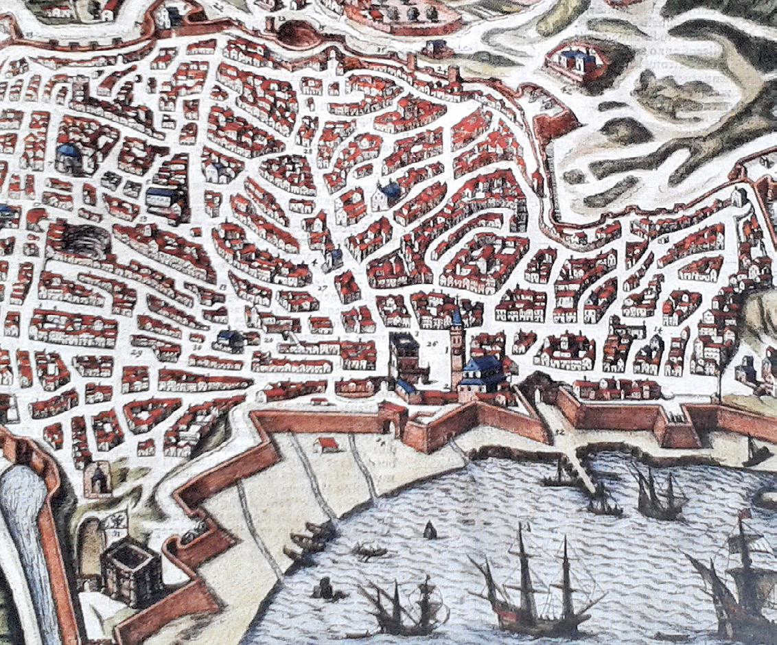 Fig. 4 – View of Catania, in Braun, Hogenberg 1589, tav. 69.