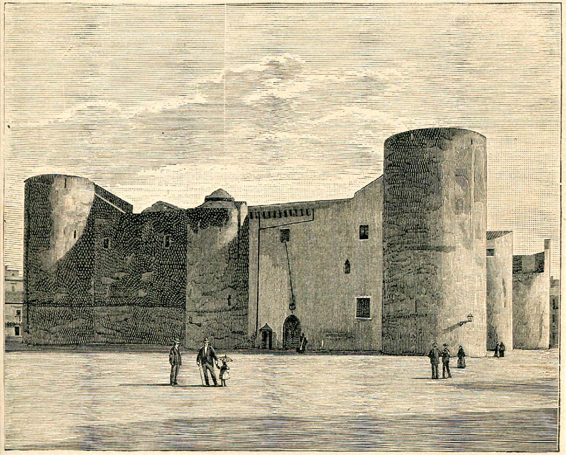 Fig. 5 – Castello Ursino, in Chierici 1892, 245.