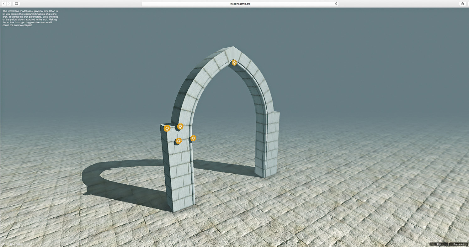 Fig. 4 – Arch simulation.