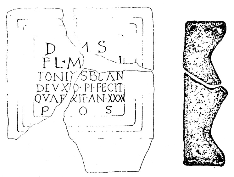 Fig. 6 – Inscription 3 (drawing by Martinovic 2011, 147, n. 141).