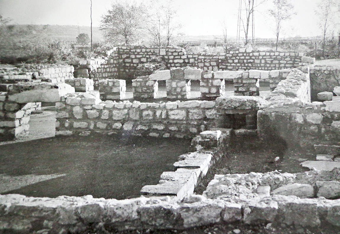 Fig. 9 – Doclea, small thermae (Administration for the Protection of Cultural Properties, Cetinje, Doclea Excavations Documentation, 1962).