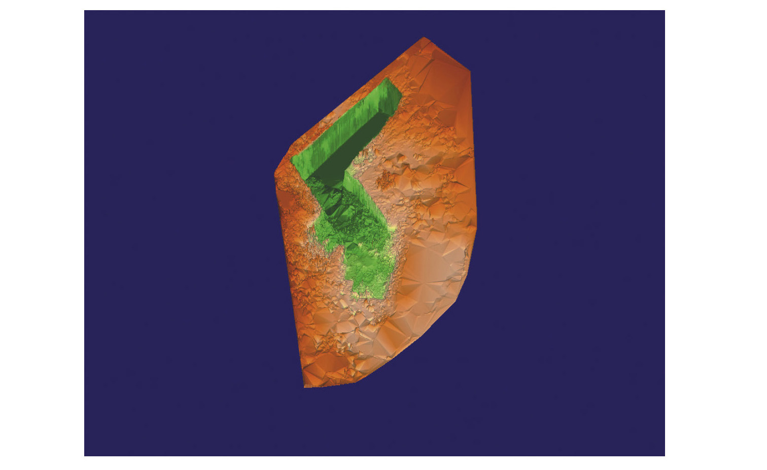 Tav. I - b: Cerveteri, Vigna Parrocchiale. Modello di navigazione 3D.